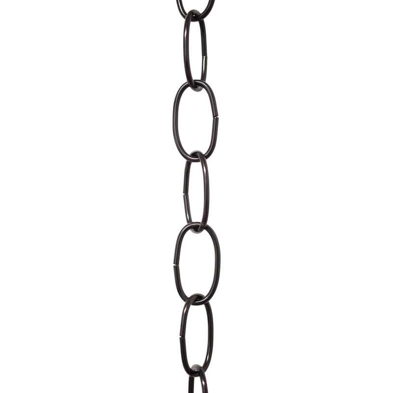 Chain ST561-U Standard Link, Side-Cut, Coil Chandelier Chain with Oval Unwelded Steel links, Antique Copper