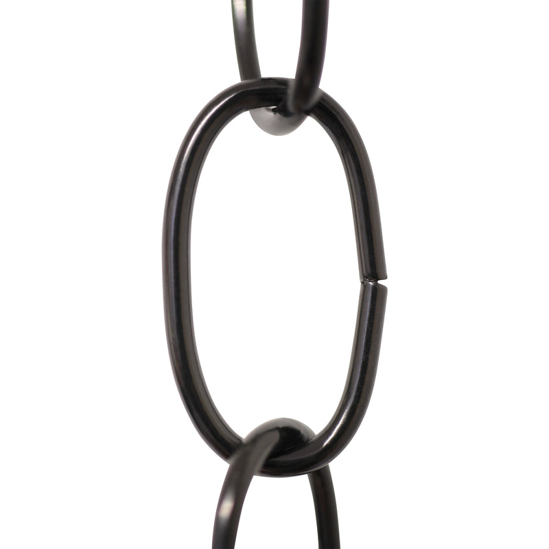 Chain ST561-U Standard Link, Side-Cut, Coil Chandelier Chain with Oval Unwelded Steel links, Antique Copper