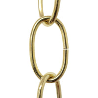 Chain ST561-U Standard Link, Side-Cut, Coil Chandelier Chain with Oval Unwelded Steel links, Antique Copper
