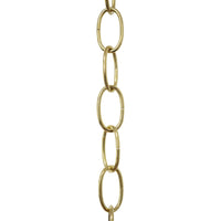 Chain ST561-U Standard Link, Side-Cut, Coil Chandelier Chain with Oval Unwelded Steel links, Antique Copper