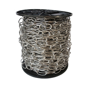 Chain ST561-U Standard Link, Side-Cut, Coil Chandelier Chain with Oval Unwelded Steel links, Antique Copper