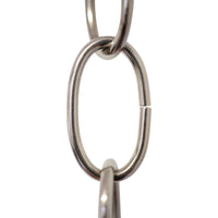Chain ST561-U Standard Link, Side-Cut, Coil Chandelier Chain with Oval Unwelded Steel links, Antique Copper