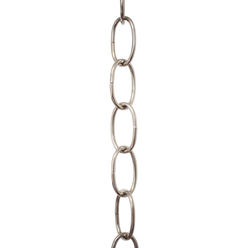 Chain ST561-U Standard Link, Side-Cut, Coil Chandelier Chain with Oval Unwelded Steel links, Antique Copper