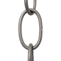 Chain ST561-U Standard Link, Side-Cut, Coil Chandelier Chain with Oval Unwelded Steel links, Antique Copper