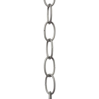 Chain ST561-U Standard Link, Side-Cut, Coil Chandelier Chain with Oval Unwelded Steel links, Antique Copper