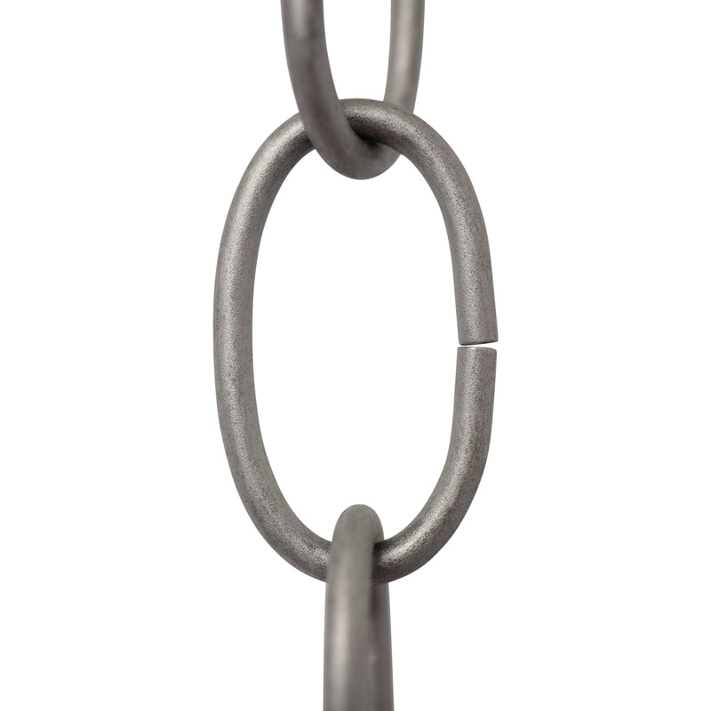 Chain ST561-U Standard Link, Side-Cut, Coil Chandelier Chain with Oval Unwelded Steel links, Antique Copper