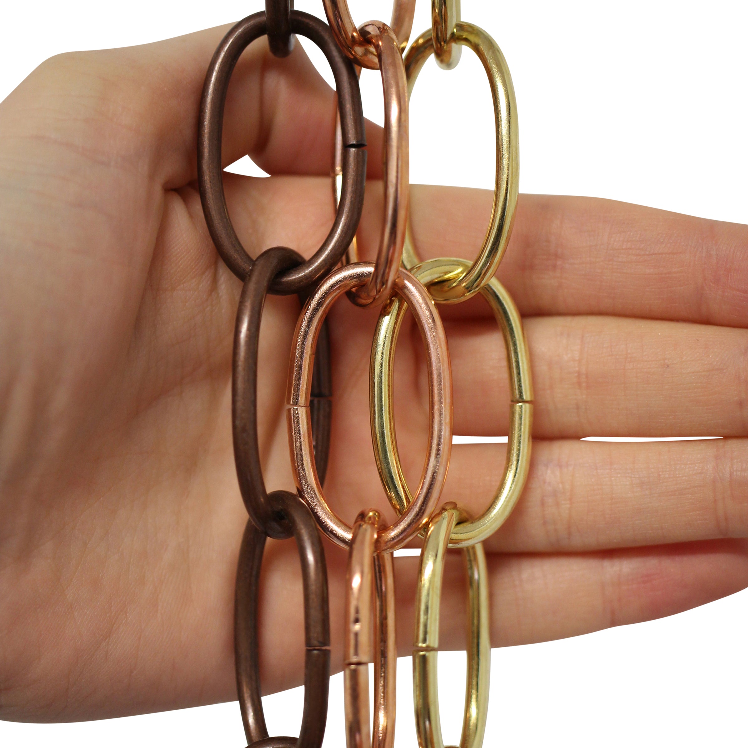 Fixture Chain Types Oval Steel Standard Link Chandelier Fixture Chain | RCH Hardware