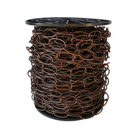 Chain ST562-U Standard Link, Side-Cut, Coil Chandelier Chain with Oval Unwelded Steel links, Antique Copper