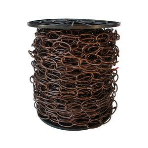 Chain ST562-U Standard Link, Side-Cut, Coil Chandelier Chain with Oval Unwelded Steel links, Antique Copper