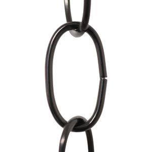 Chain ST562-U Standard Link, Side-Cut, Coil Chandelier Chain with Oval Unwelded Steel links, Antique Copper