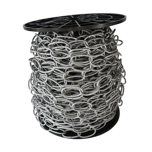 Chain ST562-U Standard Link, Side-Cut, Coil Chandelier Chain with Oval Unwelded Steel links, Antique Copper