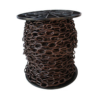 Chain ST56S-U Standard Link Chandelier Chain with Oval Unwelded Steel links, Antique Brass