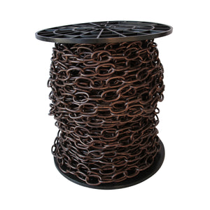 Chain ST56S-U Standard Link Chandelier Chain with Oval Unwelded Steel links, Antique Brass