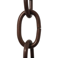 Chain ST56S-U Standard Link Chandelier Chain with Oval Unwelded Steel links, Antique Brass