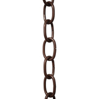Chain ST56S-U Standard Link Chandelier Chain with Oval Unwelded Steel links, Antique Brass