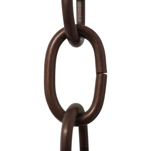 Chain ST56S-U Standard Link Chandelier Chain with Oval Unwelded Steel links, Antique Brass