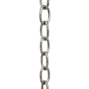 Chain ST56S-U Standard Link Chandelier Chain with Oval Unwelded Steel links, Antique Brass