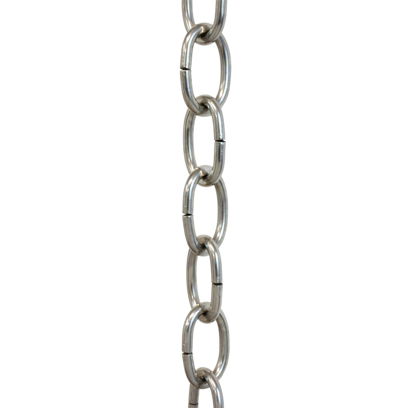 Chain ST56S-U Standard Link Chandelier Chain with Oval Unwelded Steel links, Antique Brass