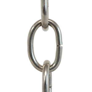 Chain ST56S-U Standard Link Chandelier Chain with Oval Unwelded Steel links, Antique Brass