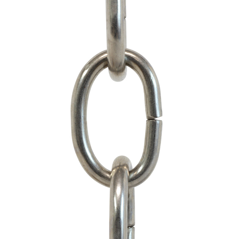 Chain ST56S-U Standard Link Chandelier Chain with Oval Unwelded Steel links, Antique Brass