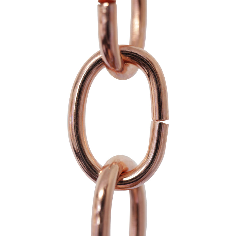 Chain ST56S-U Standard Link Chandelier Chain with Oval Unwelded Steel links, Antique Brass
