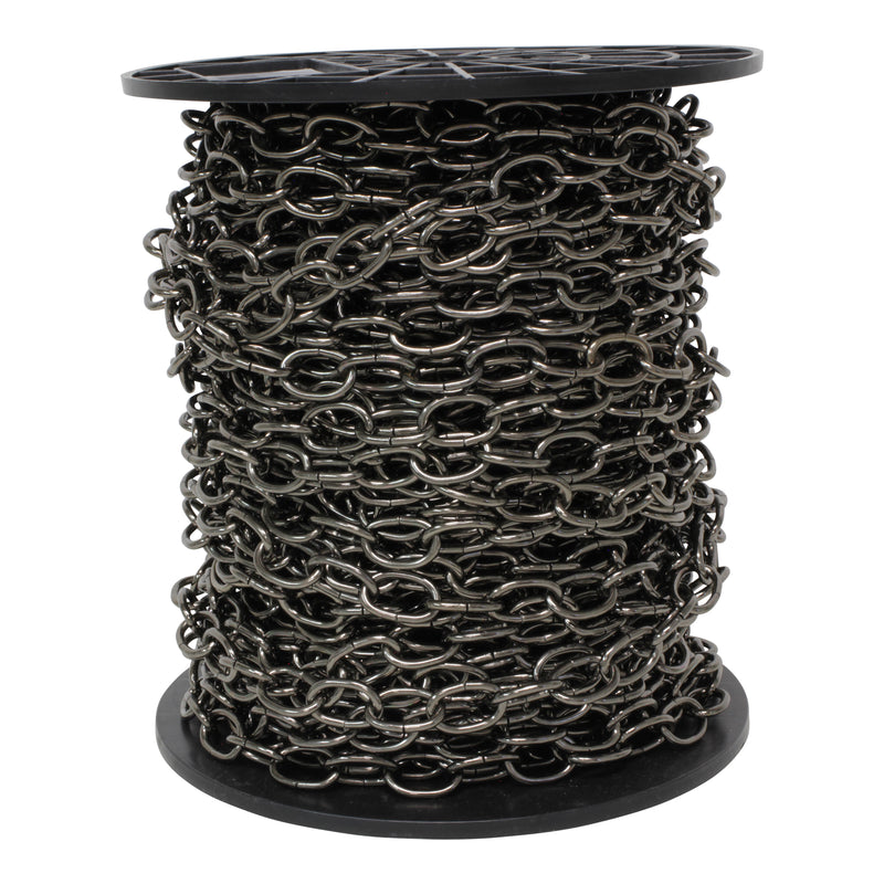 Chain ST56S-U Standard Link Chandelier Chain with Oval Unwelded Steel links, Antique Brass