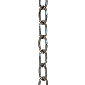 Chain ST56S-U Standard Link Chandelier Chain with Oval Unwelded Steel links, Antique Brass