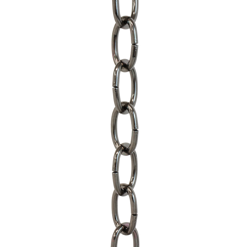 Chain ST56S-U Standard Link Chandelier Chain with Oval Unwelded Steel links, Antique Brass
