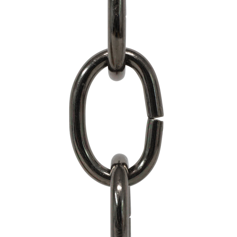 Chain ST56S-U Standard Link Chandelier Chain with Oval Unwelded Steel links, Antique Brass