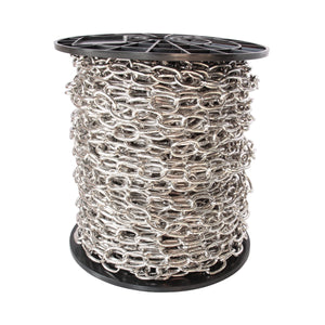 Chain ST56S-U Standard Link Chandelier Chain with Oval Unwelded Steel links, Antique Brass