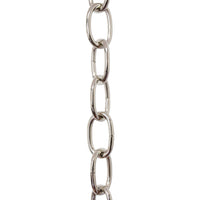 Chain ST56S-U Standard Link Chandelier Chain with Oval Unwelded Steel links, Antique Brass