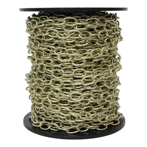 Chain ST56S-U Standard Link Chandelier Chain with Oval Unwelded Steel links, Antique Brass