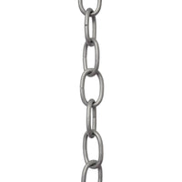 Chain ST56S-U Standard Link Chandelier Chain with Oval Unwelded Steel links, Antique Brass