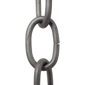 Chain ST56S-U Standard Link Chandelier Chain with Oval Unwelded Steel links, Antique Brass