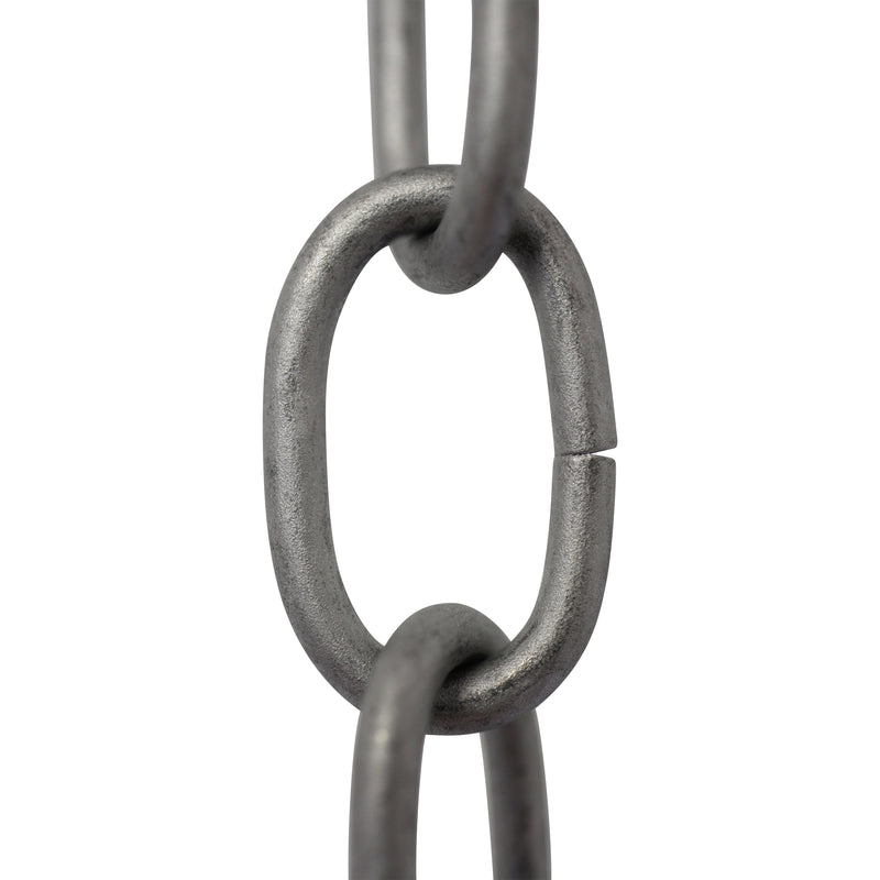 Chain ST56S-U Standard Link Chandelier Chain with Oval Unwelded Steel links, Antique Brass