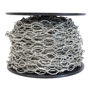 Chain ST57-U Cathedral Chandelier Chain with Unwelded Steel links, Antique Brass