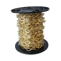 Chain ST57-U Cathedral Chandelier Chain with Unwelded Steel links, Antique Brass