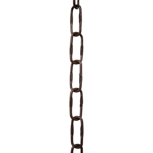 Chain ST58-U Spanish Chandelier Chain with Unwelded Steel links, Antique Brass