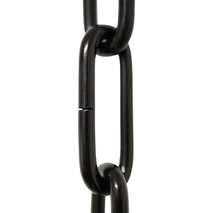 Chain ST59-U Standard Link, Coil Chandelier Chain with Oval Unwelded Steel links, Antique Brass
