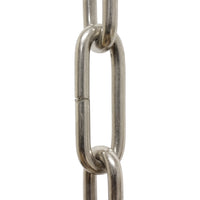 Chain ST59-U Standard Link Oval Coil Chandelier Chain with Unwelded Steel links, Antique Brass