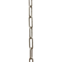 Chain ST59-U Standard Link Oval Coil Chandelier Chain with Unwelded Steel links, Antique Brass