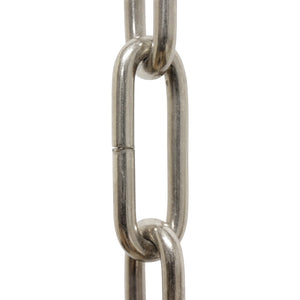 Chain ST59-U Standard Link Oval Coil Chandelier Chain with Unwelded Steel links, Antique Brass