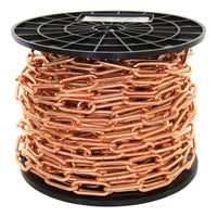 Chain ST59-U Standard Link Oval Coil Chandelier Chain with Unwelded Steel links, Antique Brass