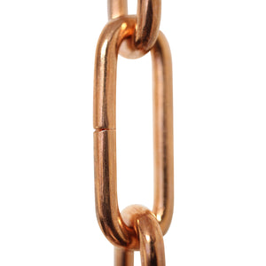 Chain ST59-U Standard Link Oval Coil Chandelier Chain with Unwelded Steel links, Antique Brass
