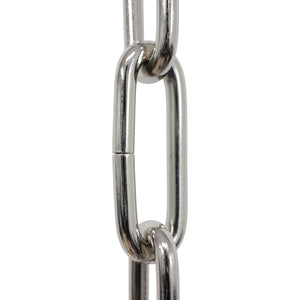 Chain ST59-U Standard Link Oval Coil Chandelier Chain with Unwelded Steel links, Antique Brass