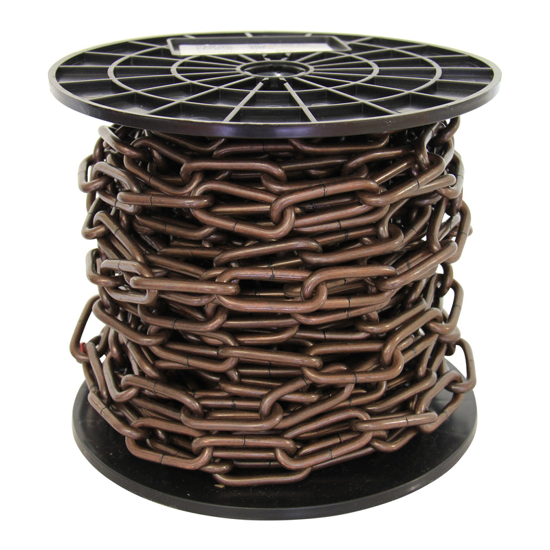 Chain ST59-U Standard Link Oval Coil Chandelier Chain with Unwelded Steel links, Antique Brass