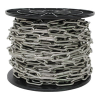 Chain ST59-U Standard Link Oval Coil Chandelier Chain with Unwelded Steel links, Antique Brass
