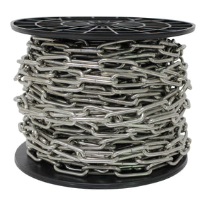 Chain ST59-U Standard Link Oval Coil Chandelier Chain with Unwelded Steel links, Antique Brass