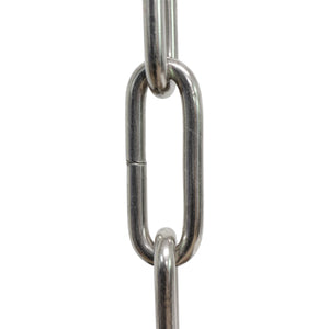 Chain ST59-U Standard Link Oval Coil Chandelier Chain with Unwelded Steel links, Antique Brass