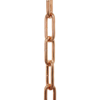 Chain ST59-U Standard Link Oval Coil Chandelier Chain with Unwelded Steel links, Antique Brass